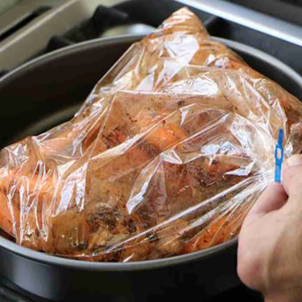 Heat-Resistant Nylon-Blend Slow Cooker Liner: Roasting Turkey Bag for Cooking, Baking, and Crock Pot Use