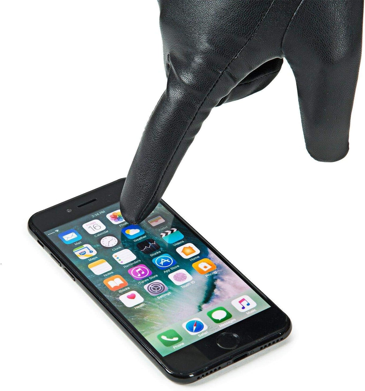 REDESS Women’s Winter Leather Gloves – Wool Fleece Lined, Touchscreen Compatible, Thick Thermal Warm Gloves for Snow, Driving & Cold Weather