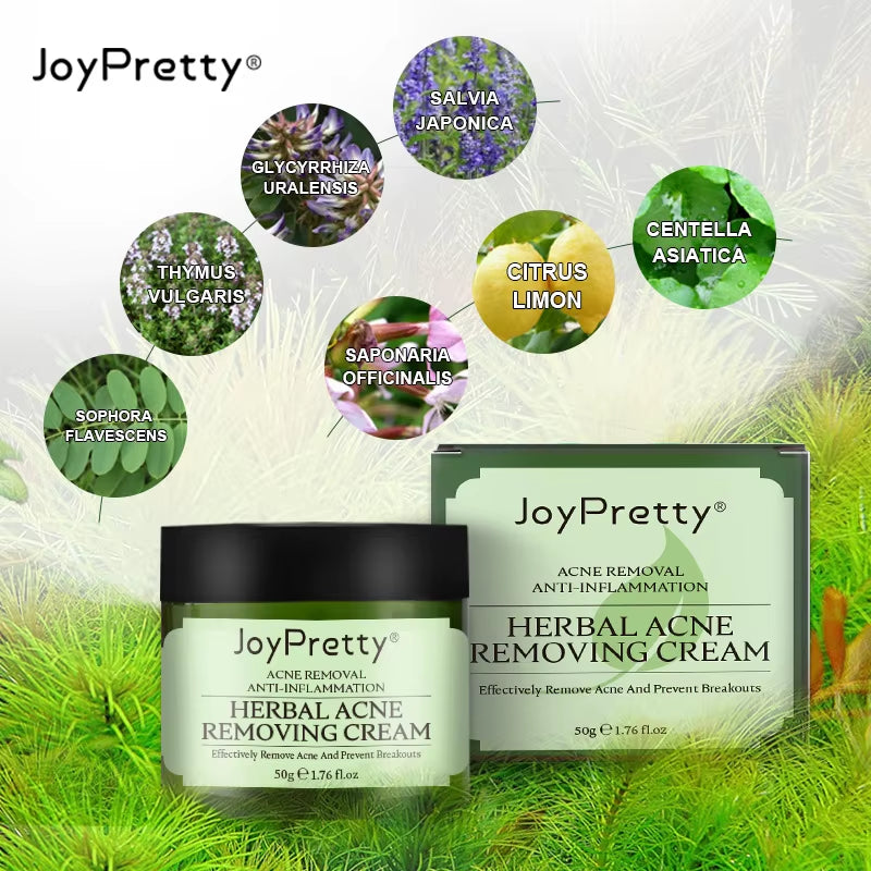 Joypretty Herbal Acne Removal Face Cream: Pimple Treatment and Moisturizing Repair for Clearer Skin