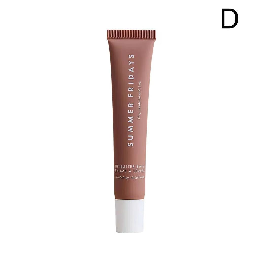 Summer Fridays Vanilla Beige Lip Balm Mini Lip Gloss Set: Moisturizing, Transparent Lip Makeup