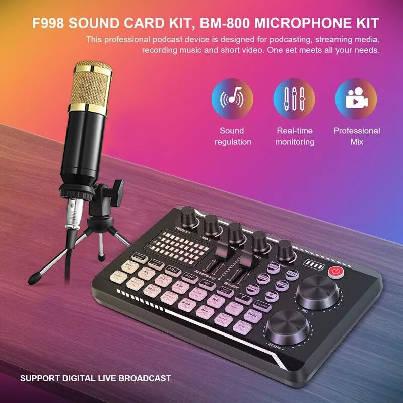 Podcast Equipment Bundle: Complete Set for Professional Streaming and Broadcasting