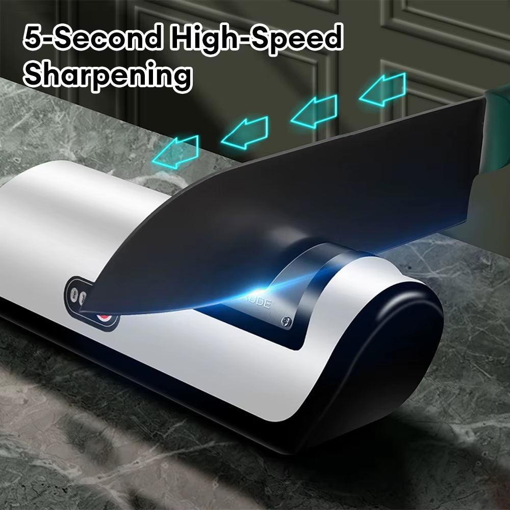 Rechargeable Electric Knife Sharpener: Automatic, Adjustable, and Quick Sharpening for Knives and Scissors
