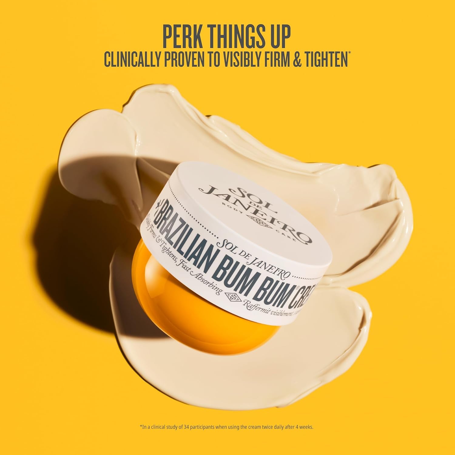 Sol de Janeiro Brazilian Bum Bum Cream – Fast-Absorbing Body Cream with Guaraná Extract