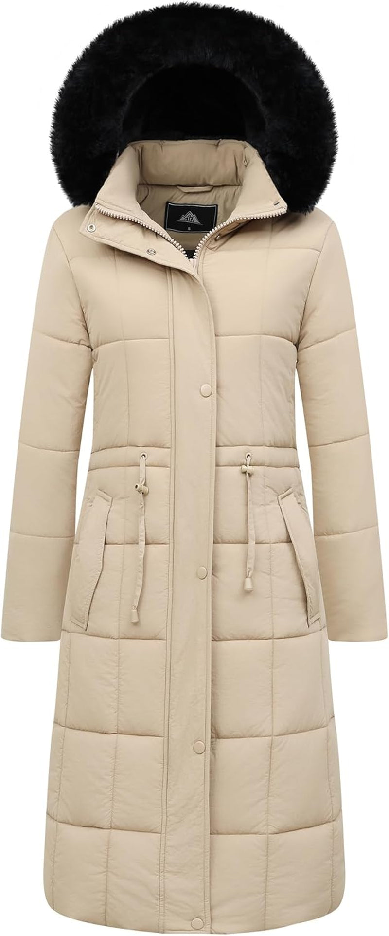 GOLDLADIES Women’s Long Waterproof Winter Coat – Warm Snow Parka for Cold Weather