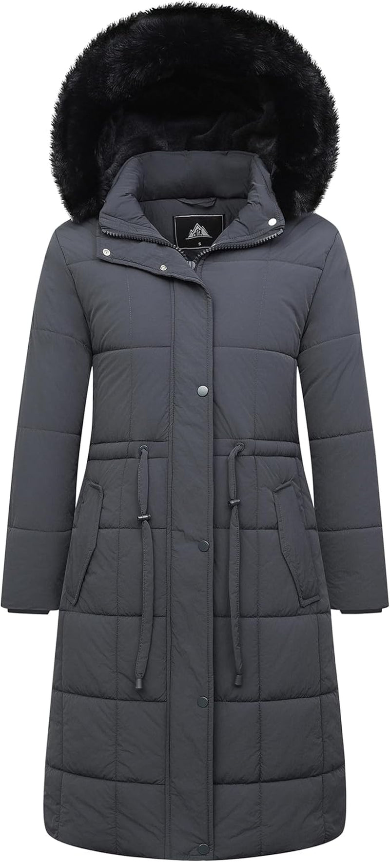 GOLDLADIES Women’s Long Waterproof Winter Coat – Warm Snow Parka for Cold Weather