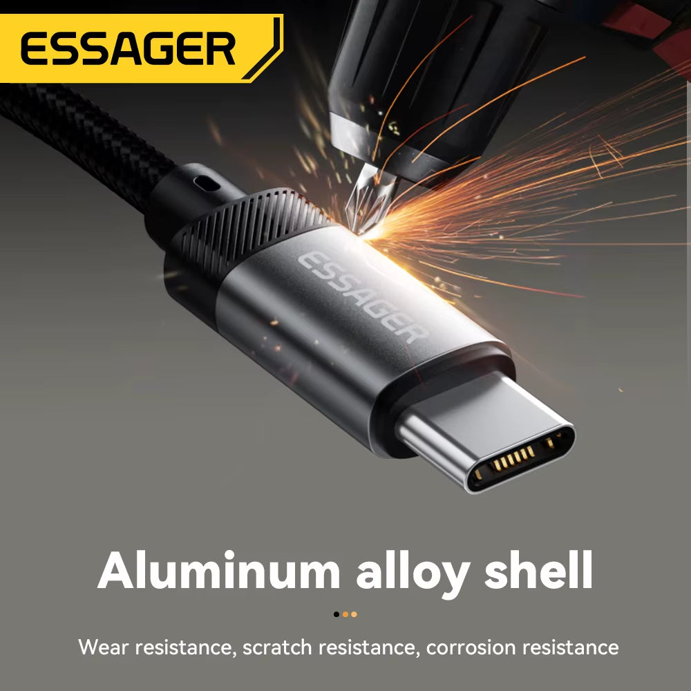 Essager Type C/Lightning to 3.5mm Jack AUX Cable for Various Devices