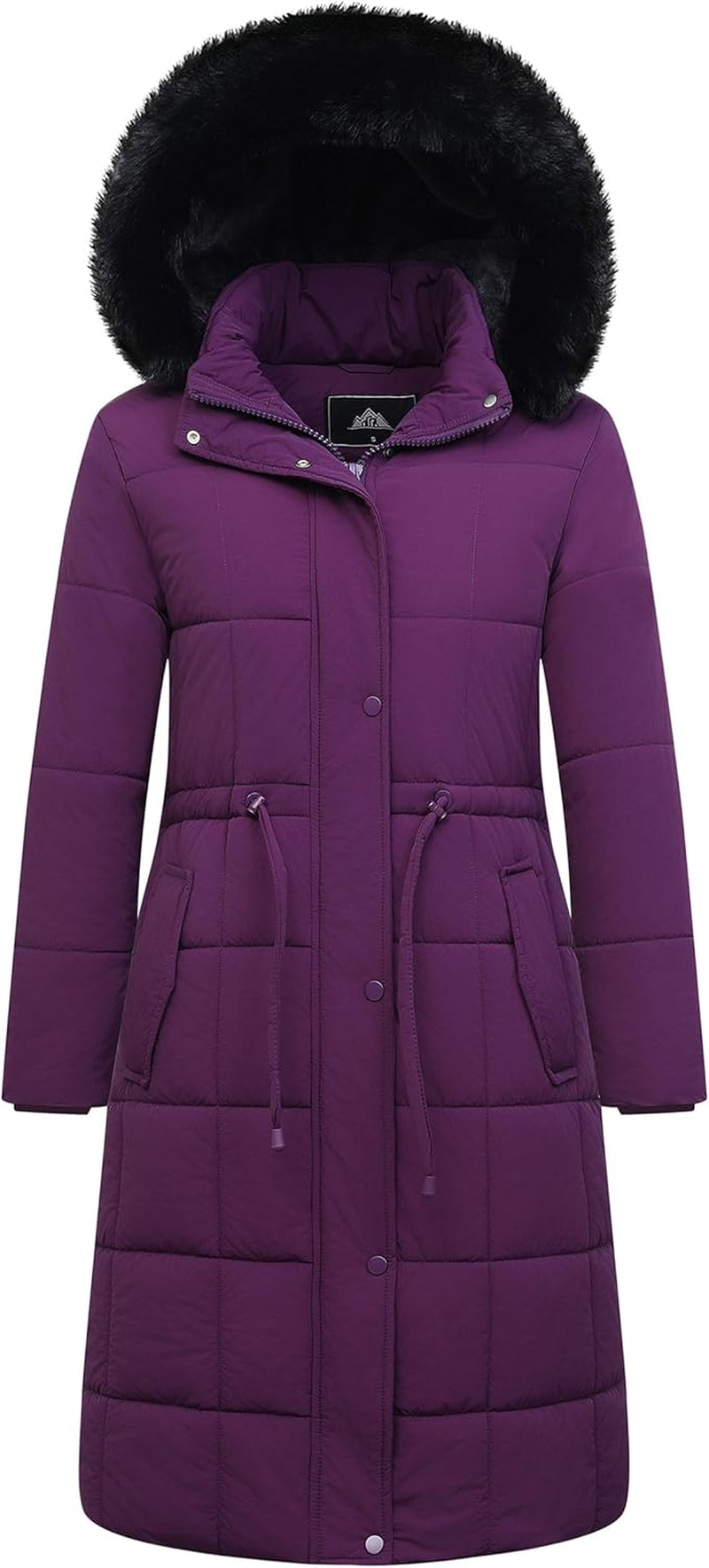 GOLDLADIES Women’s Long Waterproof Winter Coat – Warm Snow Parka for Cold Weather
