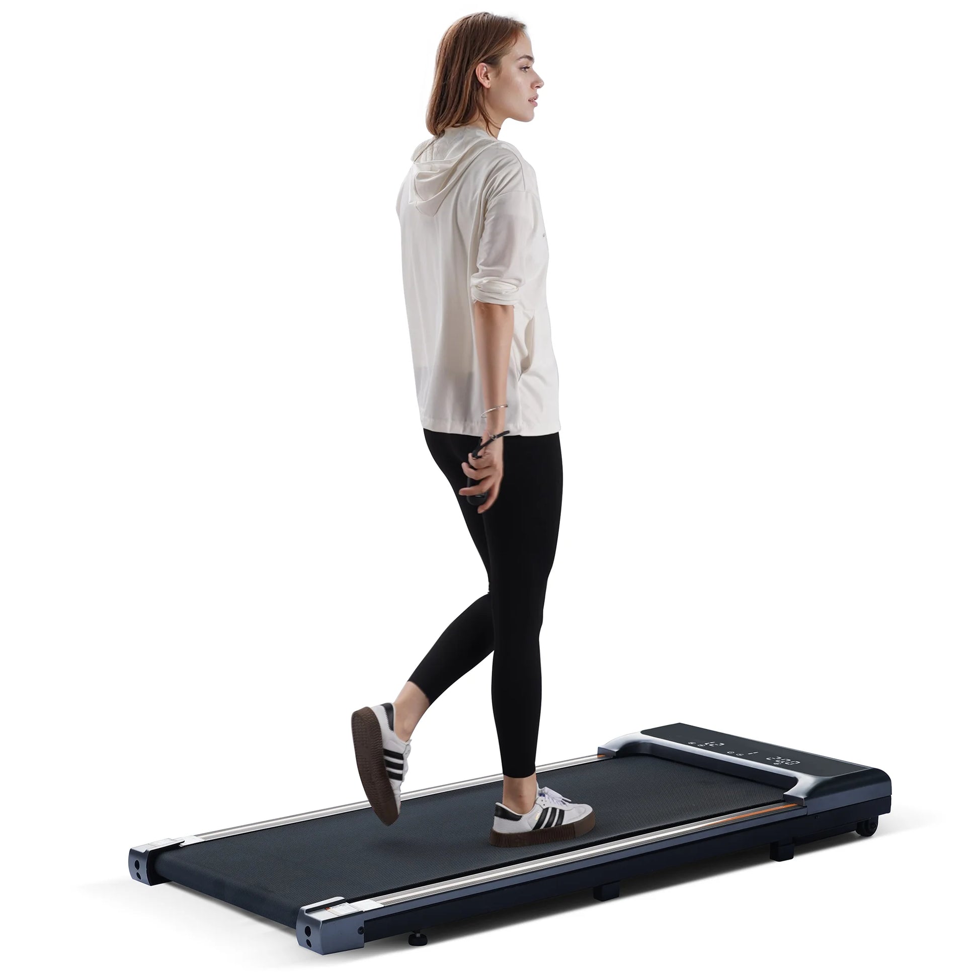 Walking Pad Under Desk Treadmill: 2-in-1 Lightweight Exercise Machine with Remote Control for Home and Office Workouts