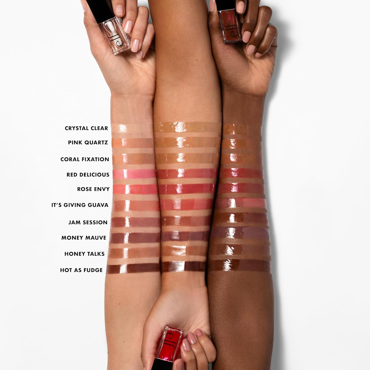 e.l.f. Glow Reviver Lip Oil – Nourishing Tinted Lip Oil with High-Shine Finish, Jojoba Oil, Vegan & Cruelty-Free, Pink Quartz