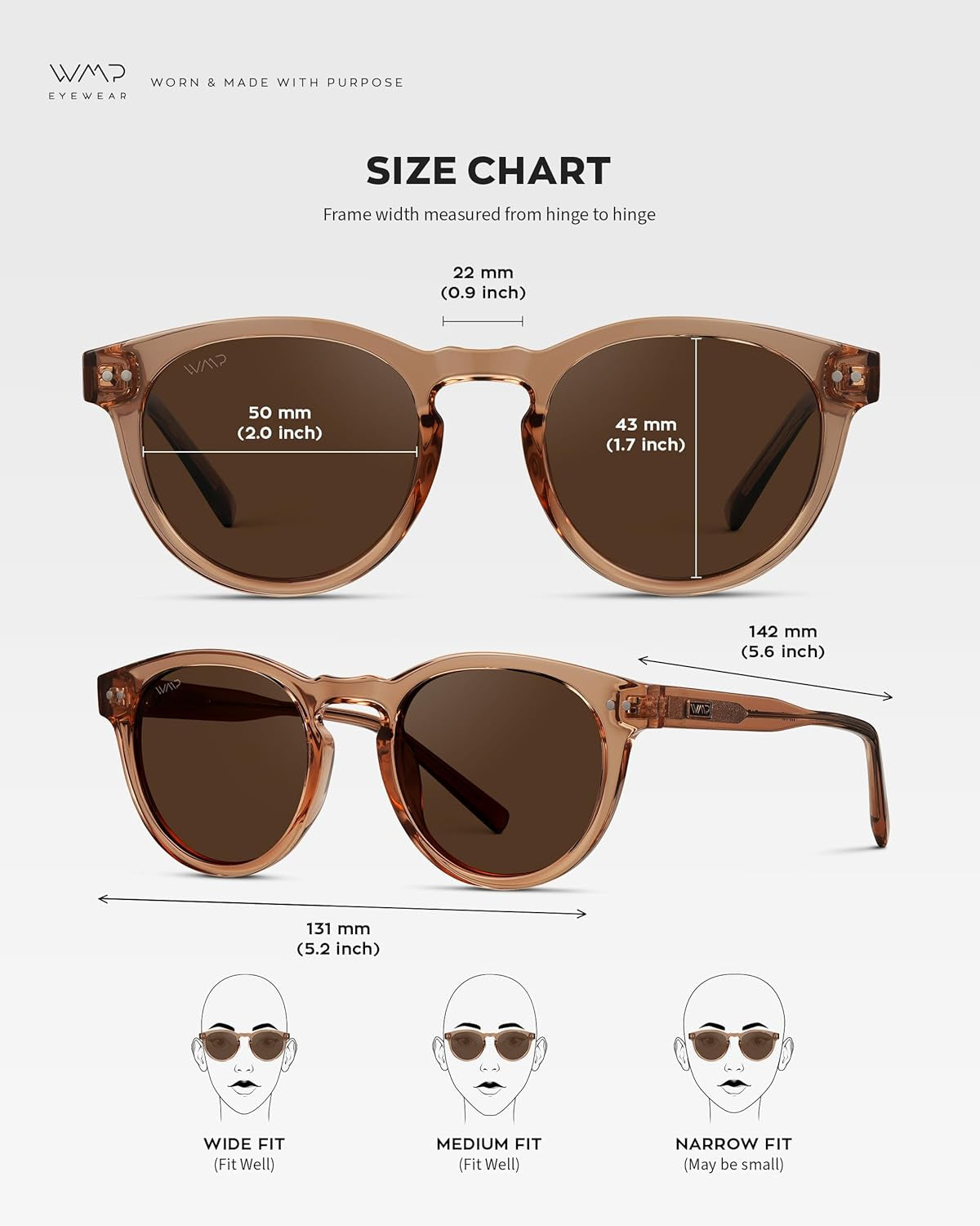 WearMe Pro Women’s Round Polarized Sunglasses – Retro Classic UV400 Protection Shades for Driving, Travel & Everyday Fashion Wear