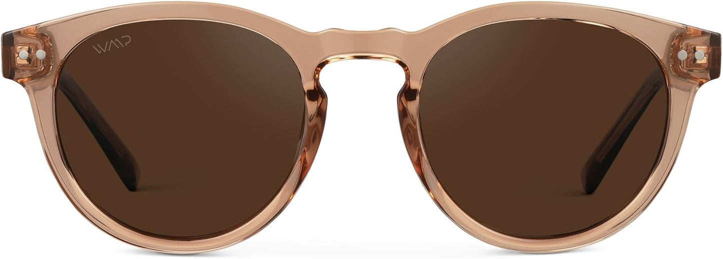 WearMe Pro Women’s Round Polarized Sunglasses – Retro Classic UV400 Protection Shades for Driving, Travel & Everyday Fashion Wear