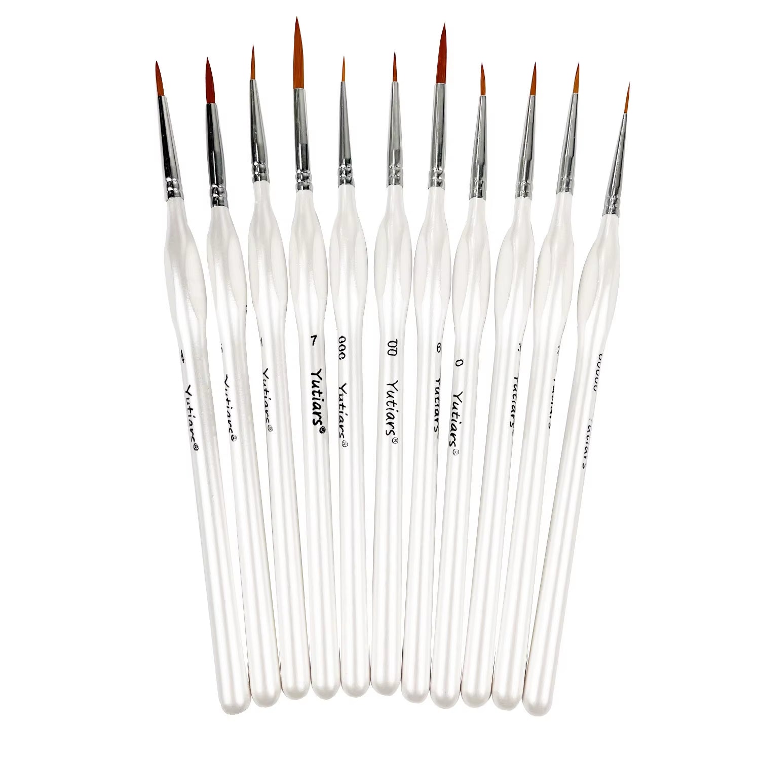 Detail Paint Brushes Set: 11-Piece Miniature Brushes for Fine Detailing and Art Painting