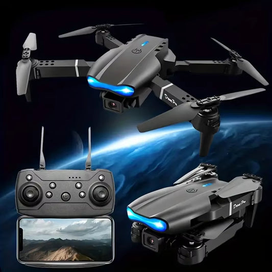 E99 Pro 4K HD Drone – Dual Camera WiFi FPV Quadcopter with Obstacle Avoidance & Aerial Photography