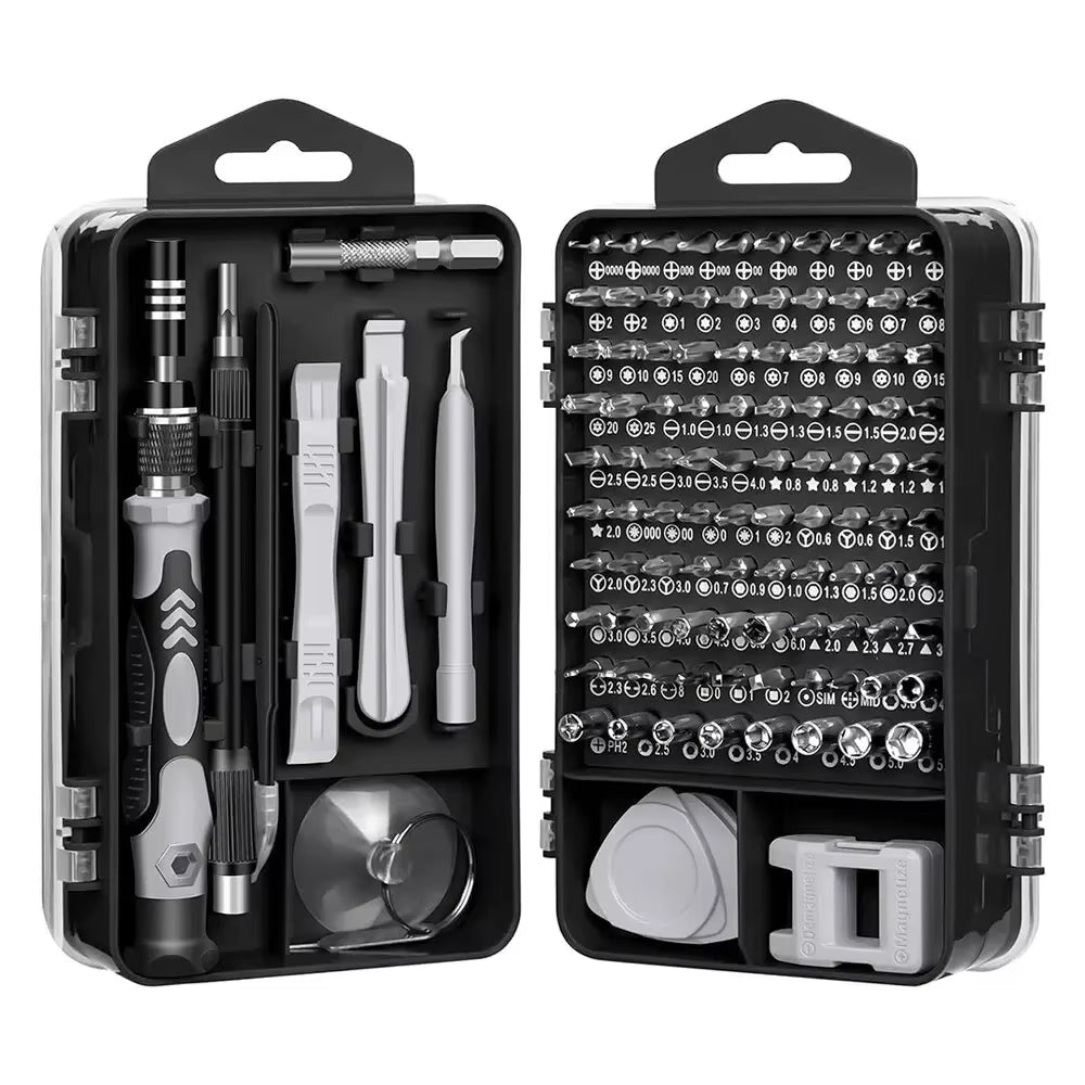 Electronics Screwdriver Set: 115-in-1 Precision Magnetic Repair Tools