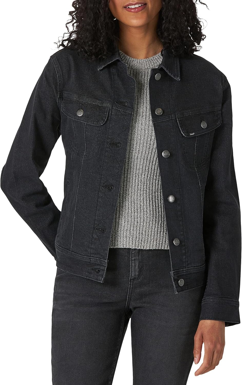 Lee Women’s Legendary Rider Denim Jacket – Classic Western-Inspired Style, Durable Denim