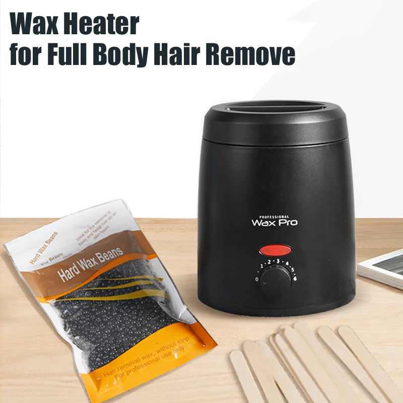 Wax Heater Machine for Hair Removal: Wax Beans Warmer and Depilatory Wax-Melting Pot