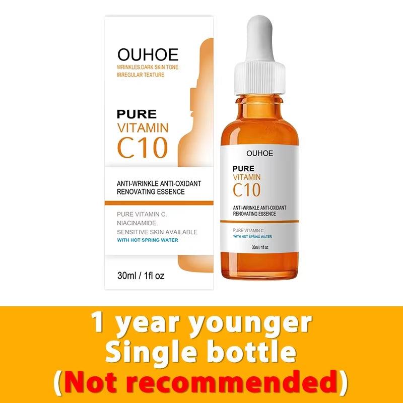 Vitamin C Anti-Aging Face Serum: Firming, Wrinkle Reduction, Brightening, and Nourishing Essence for Radiant Skin