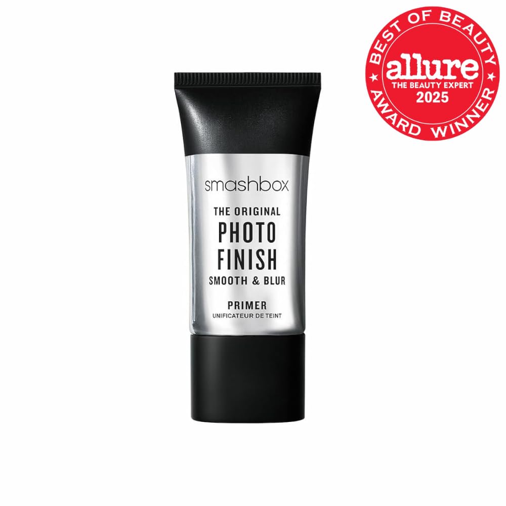 Smashbox The Original Photo Finish Smooth & Blur Makeup Primer – Instantly Smooths Skin, Blurs Fine Lines & Pores with Vitamins A + E
