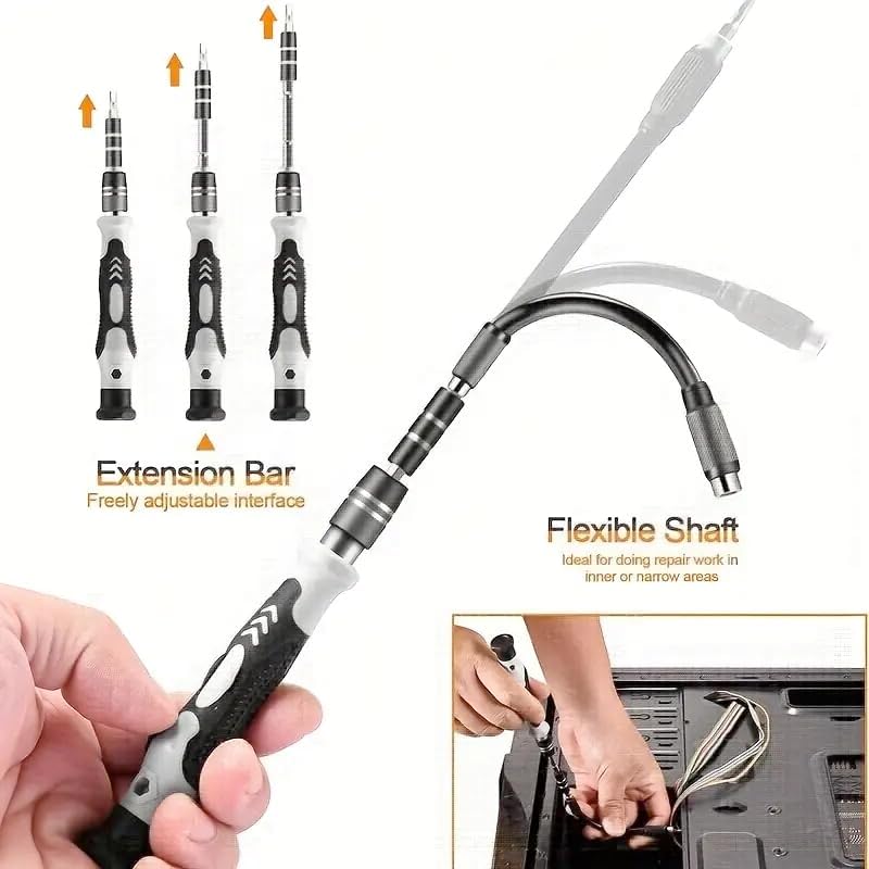 115-in-1 Precision Screwdriver Kit – Magnetic Multi-Bit Repair Tools for Electronics, Phones, Watches & Auto Maintenance