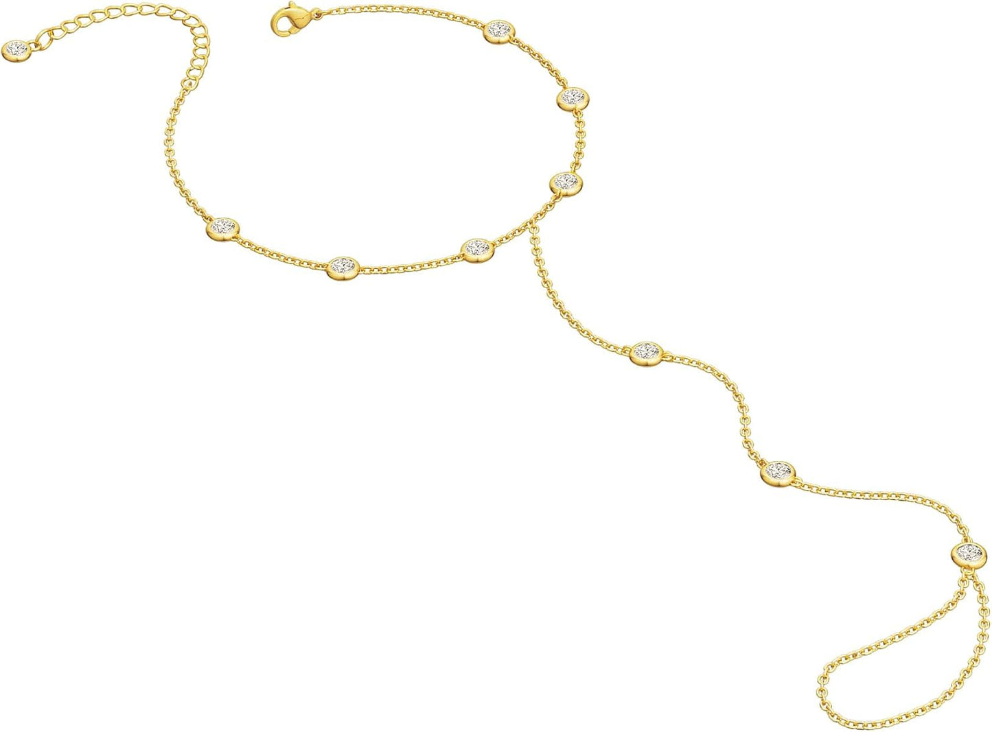MBW Gold Bracelets for Women – 14K Gold Plated Stackable Beaded & Paperclip Chain Bracelet Set, Trendy Waterproof Fashion Jewelry