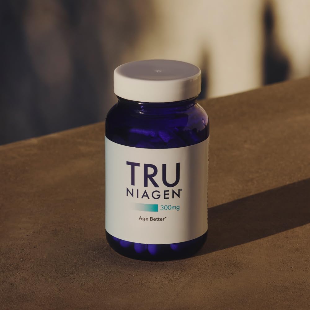 TRU NIAGEN NAD+ Booster Supplement 300mg – Supports Brain Health, Cellular Energy & Anti-Aging | Patented Niagen Formula | 30-Day Supply, 1 Capsule Daily