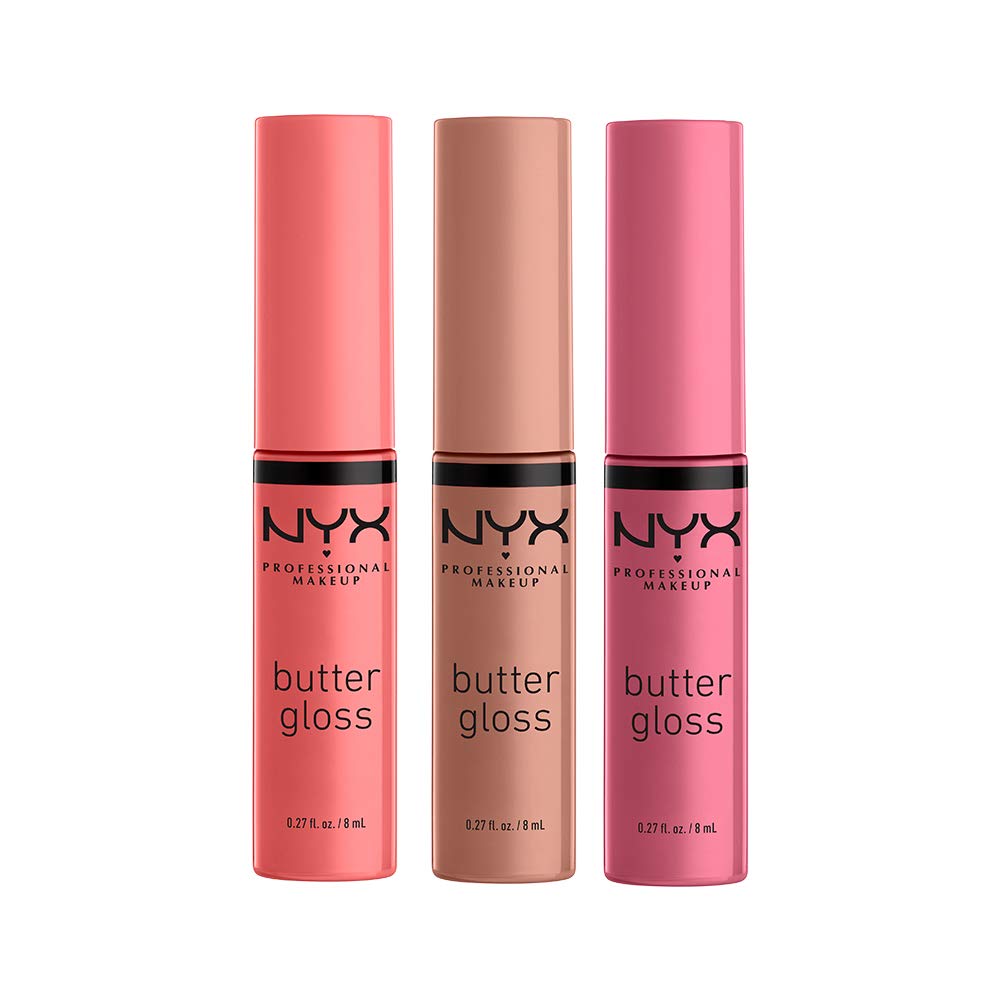 NYX Professional Makeup Butter Gloss Bling – Shiny Non-Sticky Vegan Lip Gloss Makeup, Bring the Bling