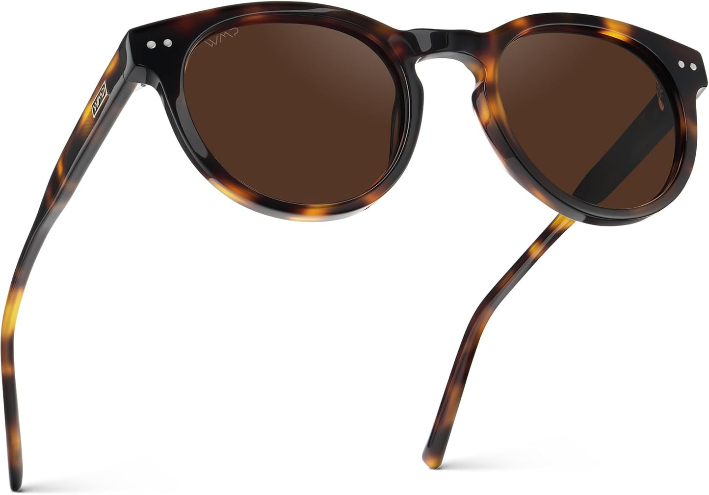 WearMe Pro Women’s Round Polarized Sunglasses – Retro Classic UV400 Protection Shades for Driving, Travel & Everyday Fashion Wear