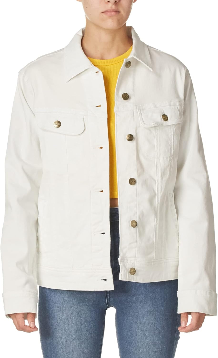 Lee Women’s Legendary Rider Denim Jacket – Classic Western-Inspired Style, Durable Denim