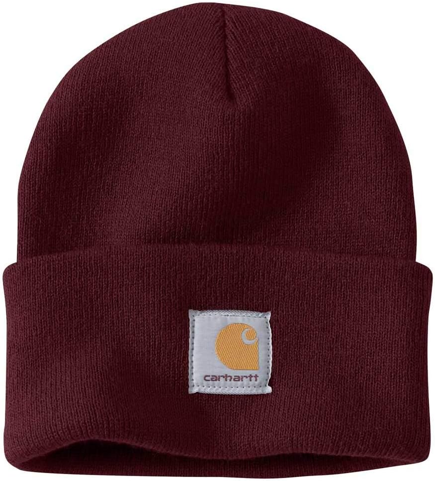 Carhartt Men’s Knit Cuffed Beanie – Warm Stretch Winter Hat for Work & Casual Wear