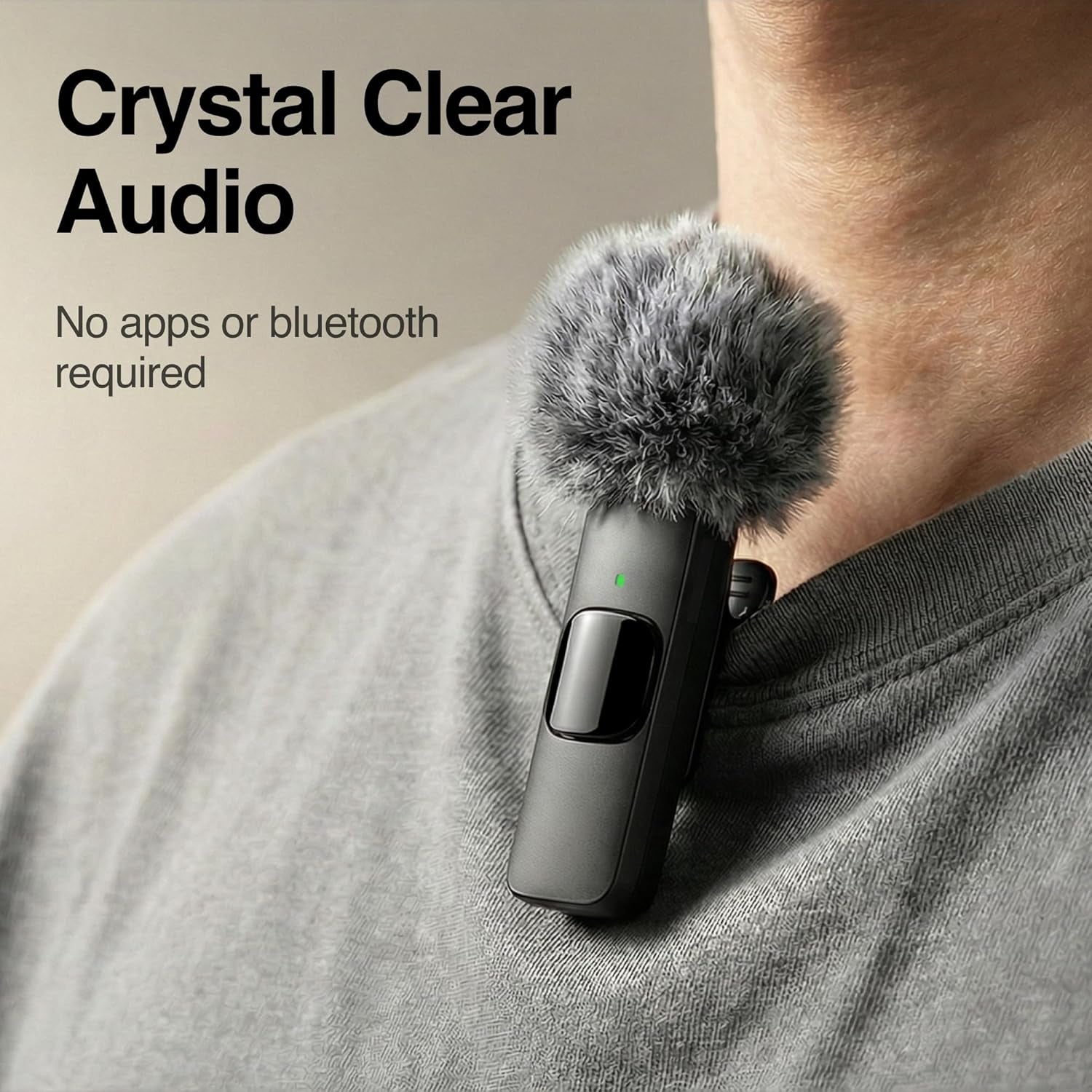 Mini Mic Pro Wireless Lavalier Microphone (Latest Model) – 2 Pack Clip-On Mic for iPhone, iPad & Android, USB-C & Lightning Compatible, Crystal Clear Audio for Video Recording, Podcasting & Content Creators