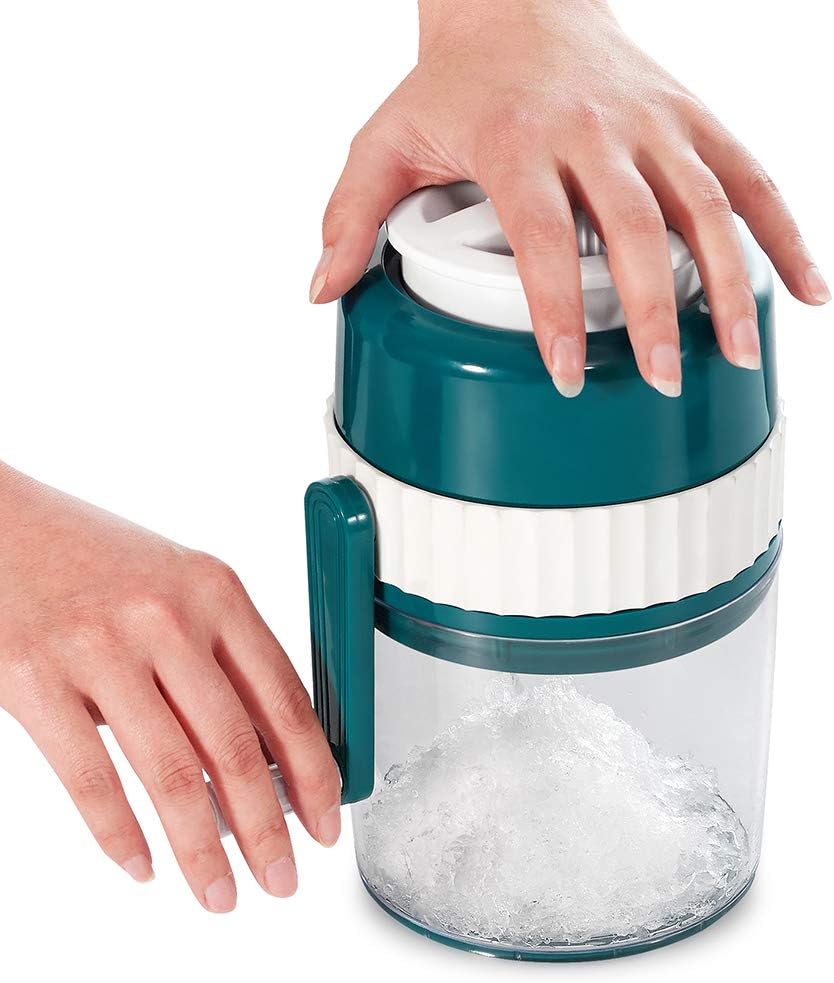 Portable Ice Shaver & Snow Cone Machine – Premium Electric Ice Crusher with Free Ice Cube Trays, BPA-Free Shaved Ice Maker for Home & Parties