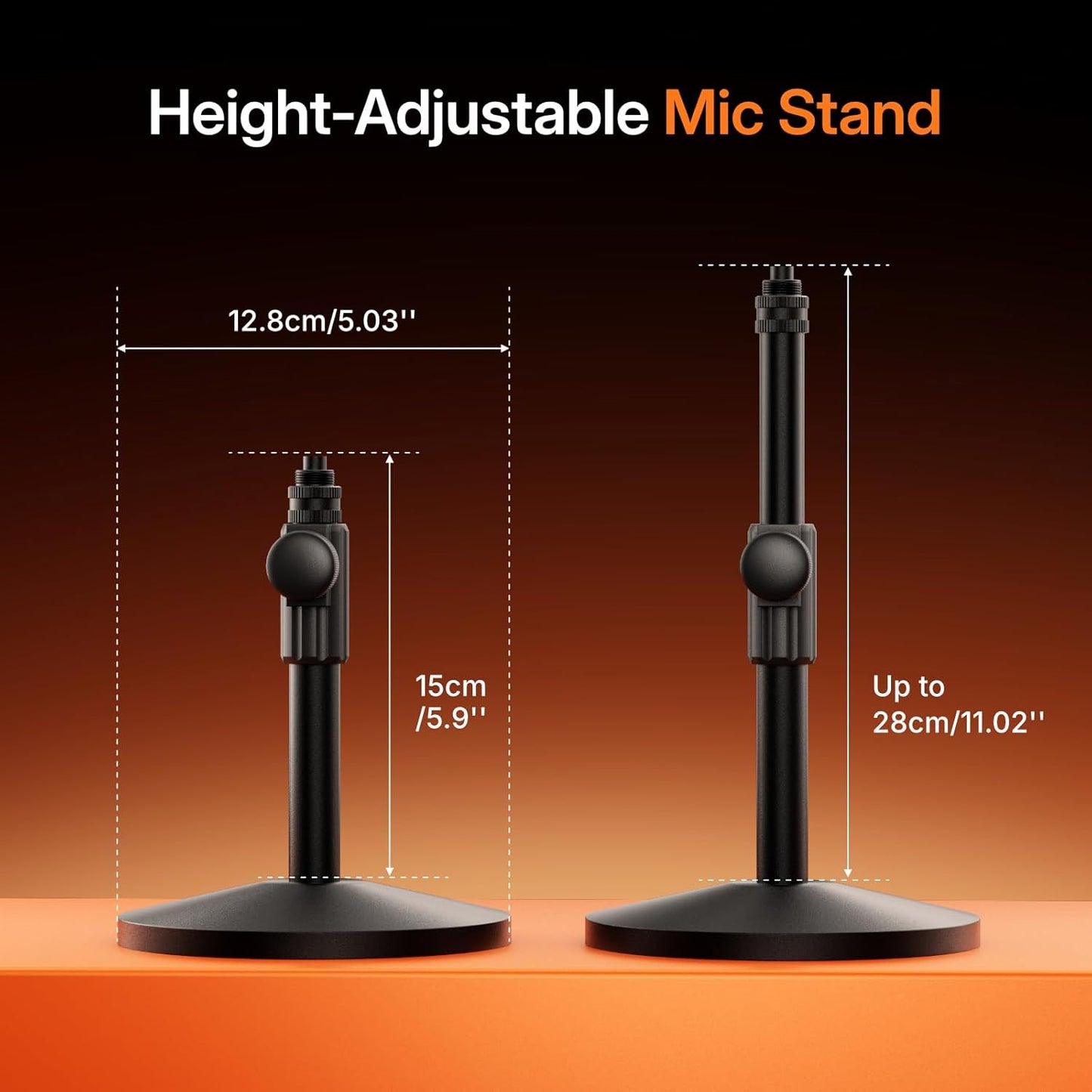 MAONO PD200W Hybrid Podcast Microphone – Dynamic XLR/USB Mic for PC with Noise Cancellation, Desktop Stand & Software