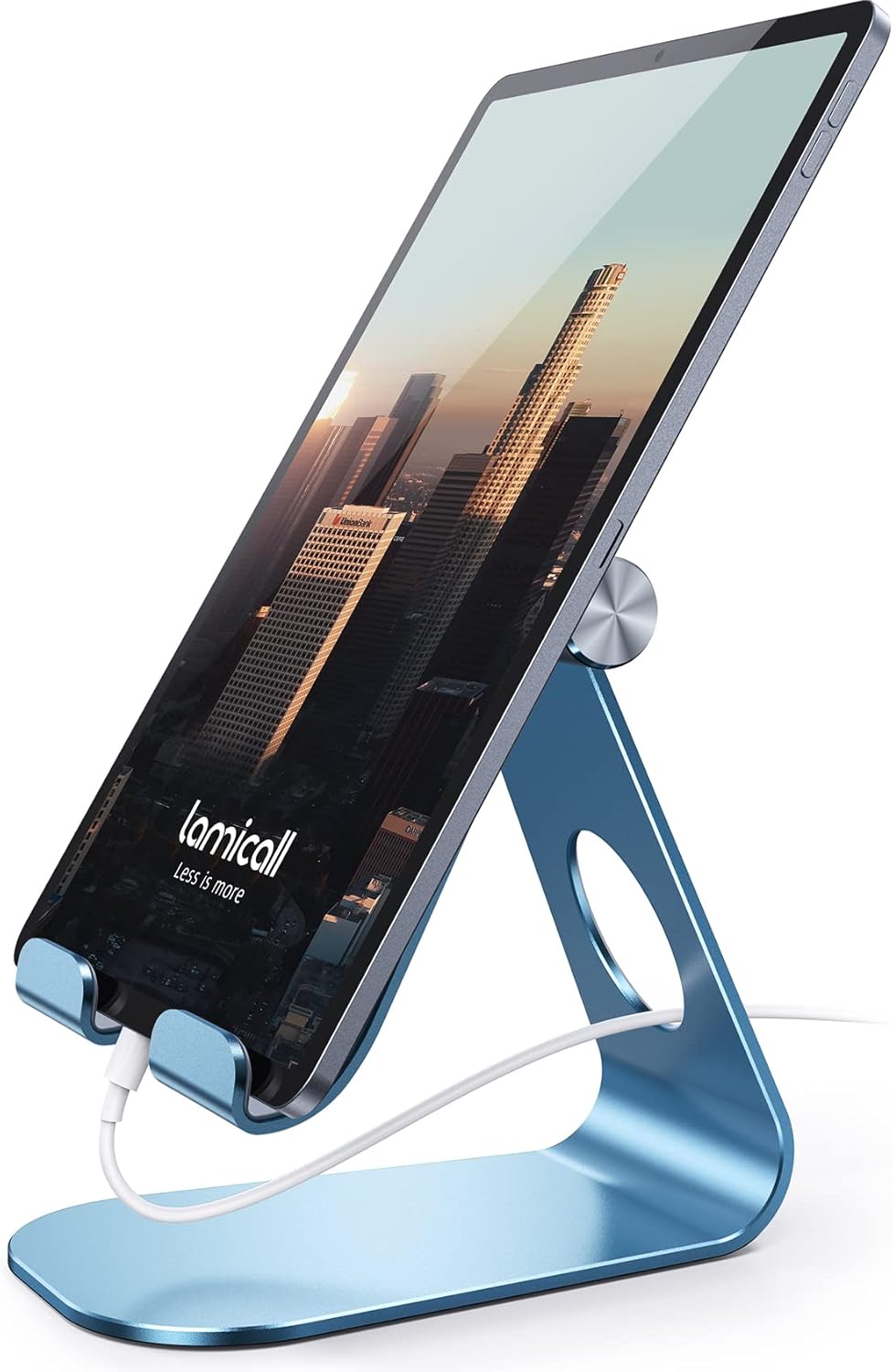 Lamicall Adjustable Tablet Stand - Versatile Desktop Holder for 4-13" Tablets, iPad Pro, Kindle, iPhone 17 Pro Max & Nintendo Switch