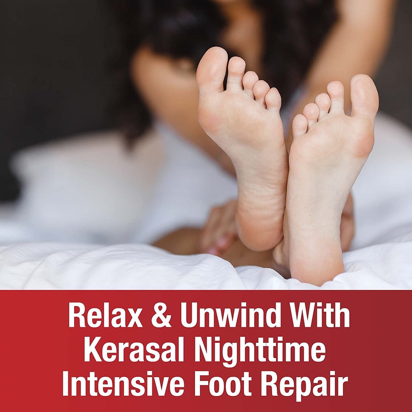 Kerasal Nighttime Intensive Foot Repair – Skin Healing Ointment for Cracked Heels & Dry Feet, 1 oz   