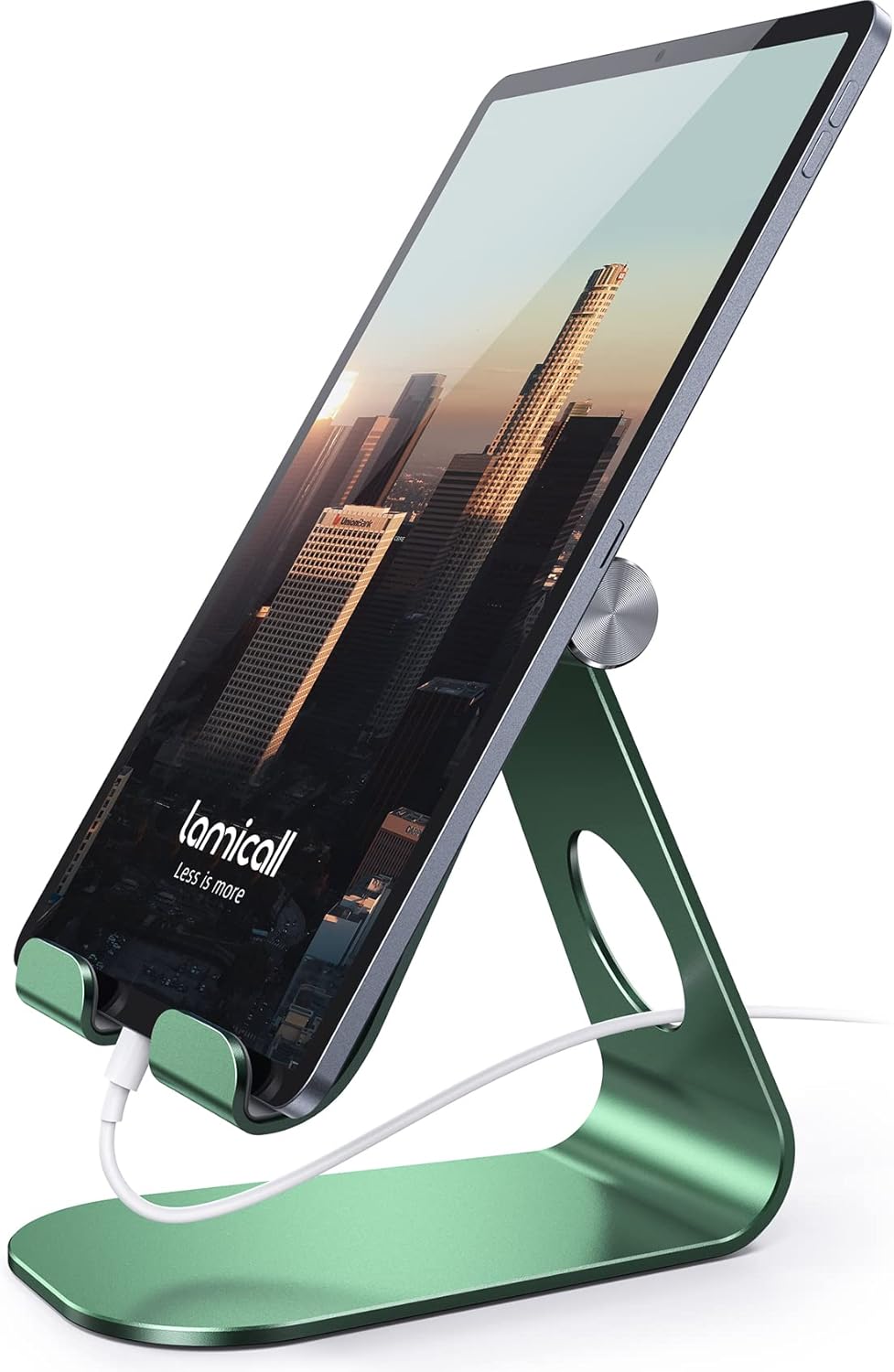 Lamicall Adjustable Tablet Stand - Versatile Desktop Holder for 4-13" Tablets, iPad Pro, Kindle, iPhone 17 Pro Max & Nintendo Switch
