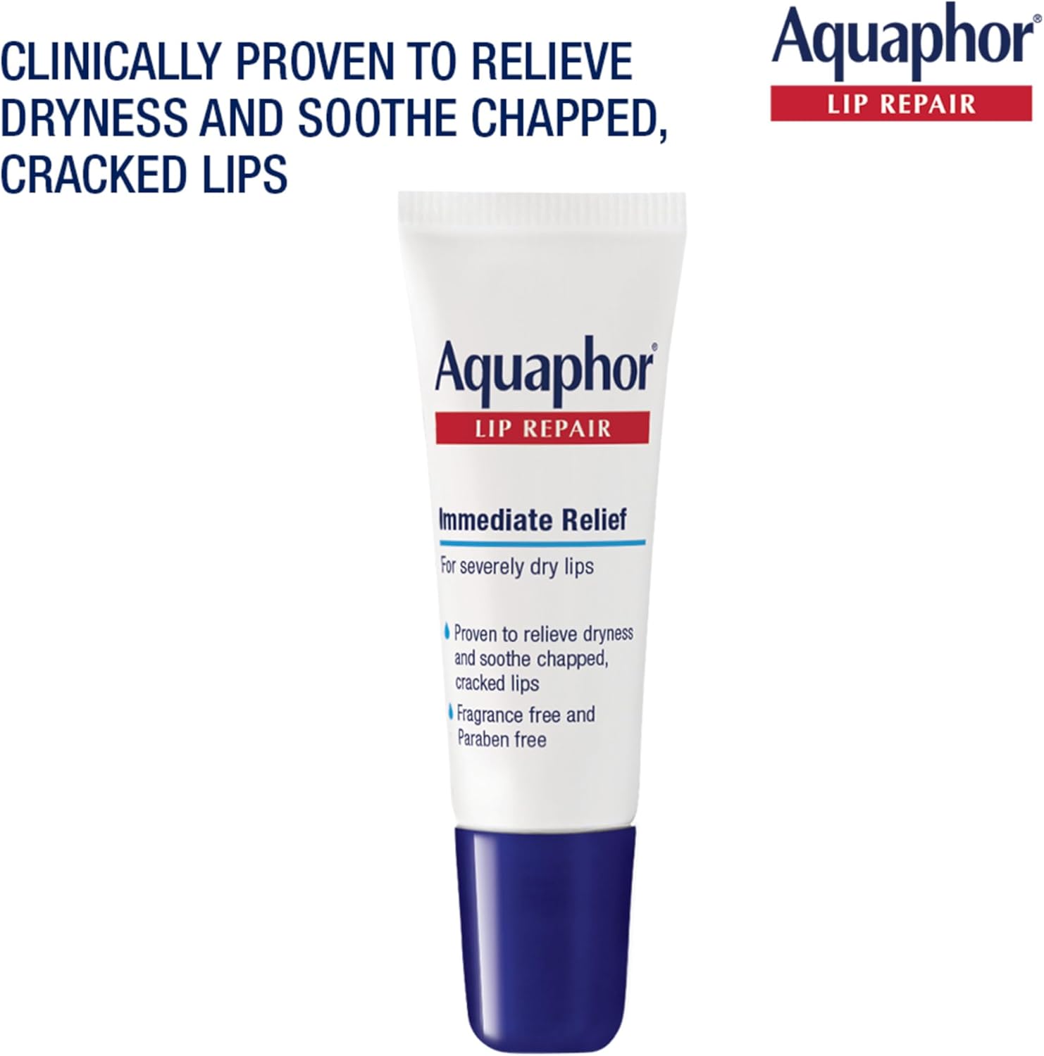 Aquaphor Lip Repair Ointment - Hydrating Lip Balm Duo for Dry Lips, Perfect Holiday Gift Set
