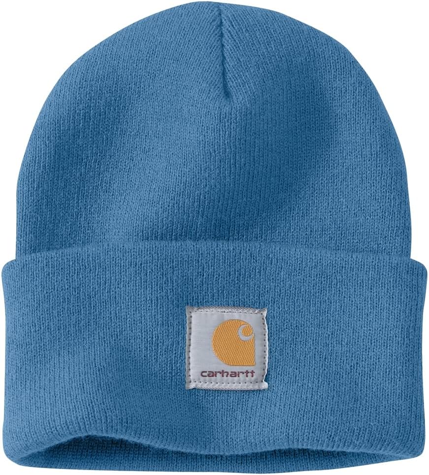 Carhartt Men’s Knit Cuffed Beanie – Warm Stretch Winter Hat for Work & Casual Wear