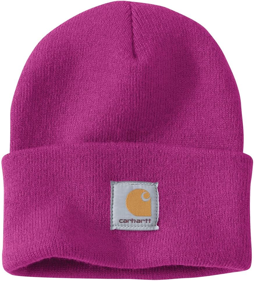 Carhartt Men’s Knit Cuffed Beanie – Warm Stretch Winter Hat for Work & Casual Wear