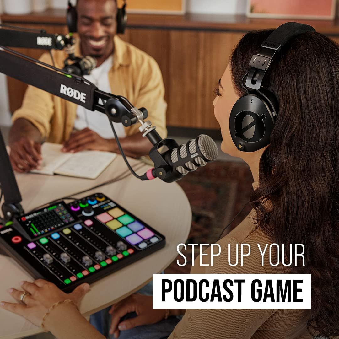 RØDE PodMic Cardioid Dynamic Broadcast Microphone - Integrated Swing Mount, Pro Mic for Podcasting, Streaming, Gaming & Voice Recording