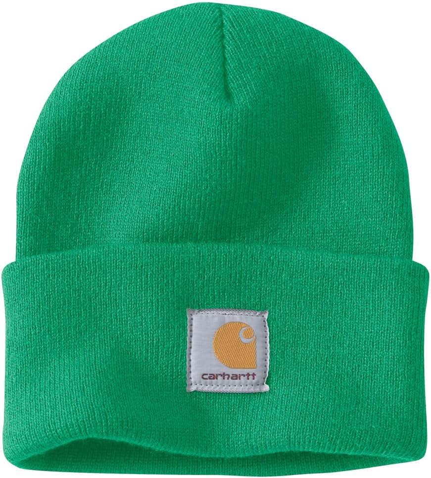 Carhartt Men’s Knit Cuffed Beanie – Warm Stretch Winter Hat for Work & Casual Wear