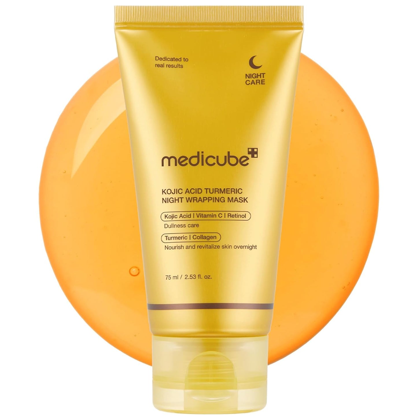 Medicube Collagen Wrapping Overnight Peel-Off Facial Mask – Elasticity & Deep Hydration Care, Reduces Sagging & Dullness, Hydrolyzed Collagen Glow Boost | Korean Skincare, 2.53 fl oz