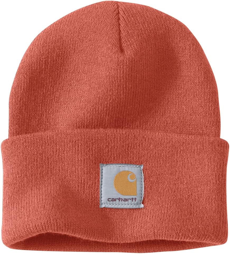 Carhartt Men’s Knit Cuffed Beanie – Warm Stretch Winter Hat for Work & Casual Wear