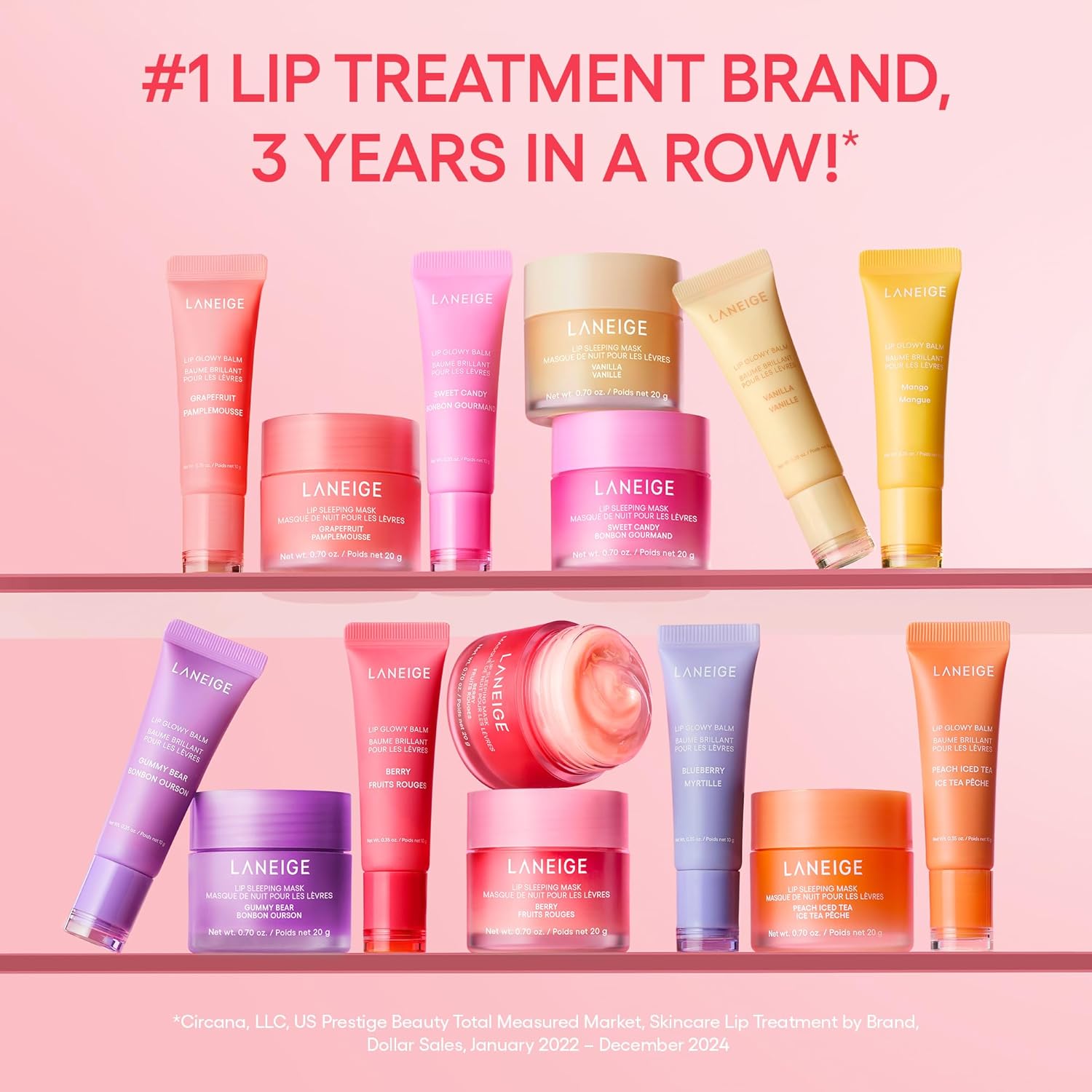 Revitalize Your Lips Overnight with LANEIGE Lip Sleeping Mask - Intense Hydration with Berry Complex, Vitamin C, and Nourishing Butters