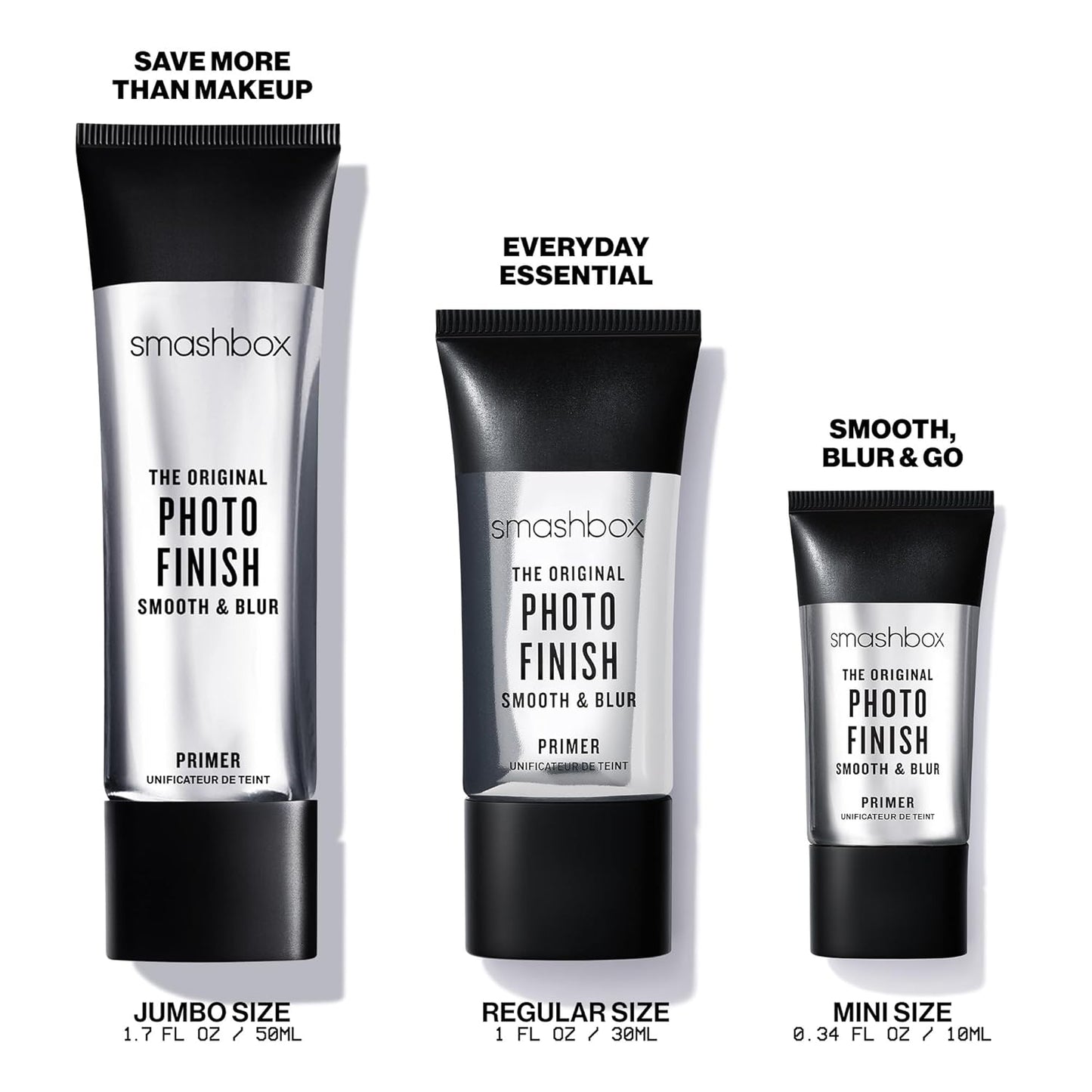 Smashbox The Original Photo Finish Smooth & Blur Makeup Primer – Instantly Smooths Skin, Blurs Fine Lines & Pores with Vitamins A + E