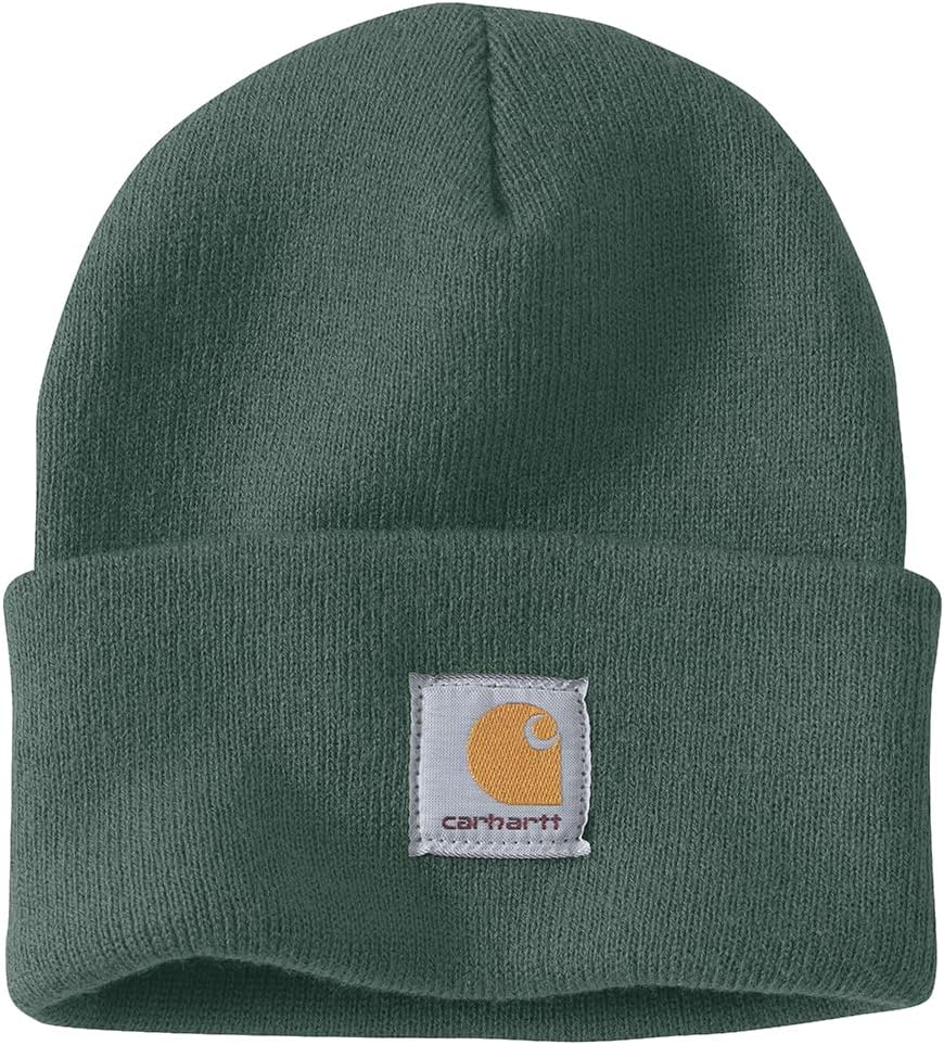Carhartt Men’s Knit Cuffed Beanie – Warm Stretch Winter Hat for Work & Casual Wear