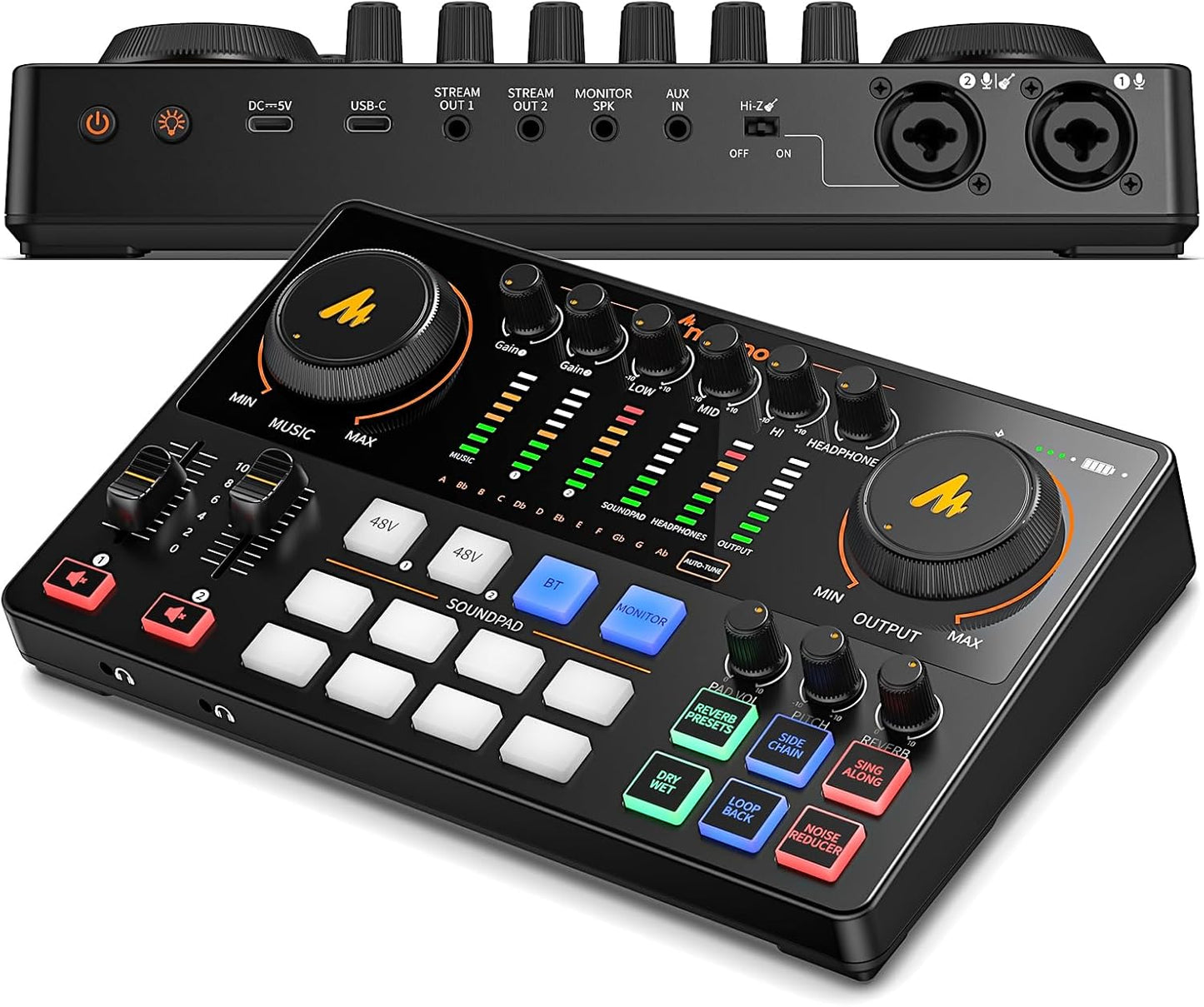 MAONO Podcast Equipment Bundle – Maonocaster E2 Gen2 Audio Interface Mixer with Dual XLR Input for Streaming & Recording