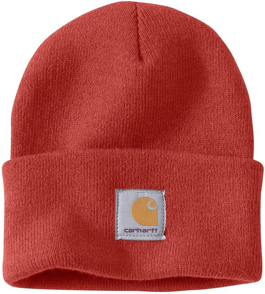 Carhartt Men’s Knit Cuffed Beanie – Warm Stretch Winter Hat for Work & Casual Wear
