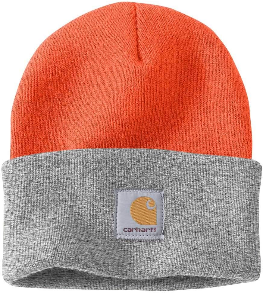 Carhartt Men’s Knit Cuffed Beanie – Warm Stretch Winter Hat for Work & Casual Wear