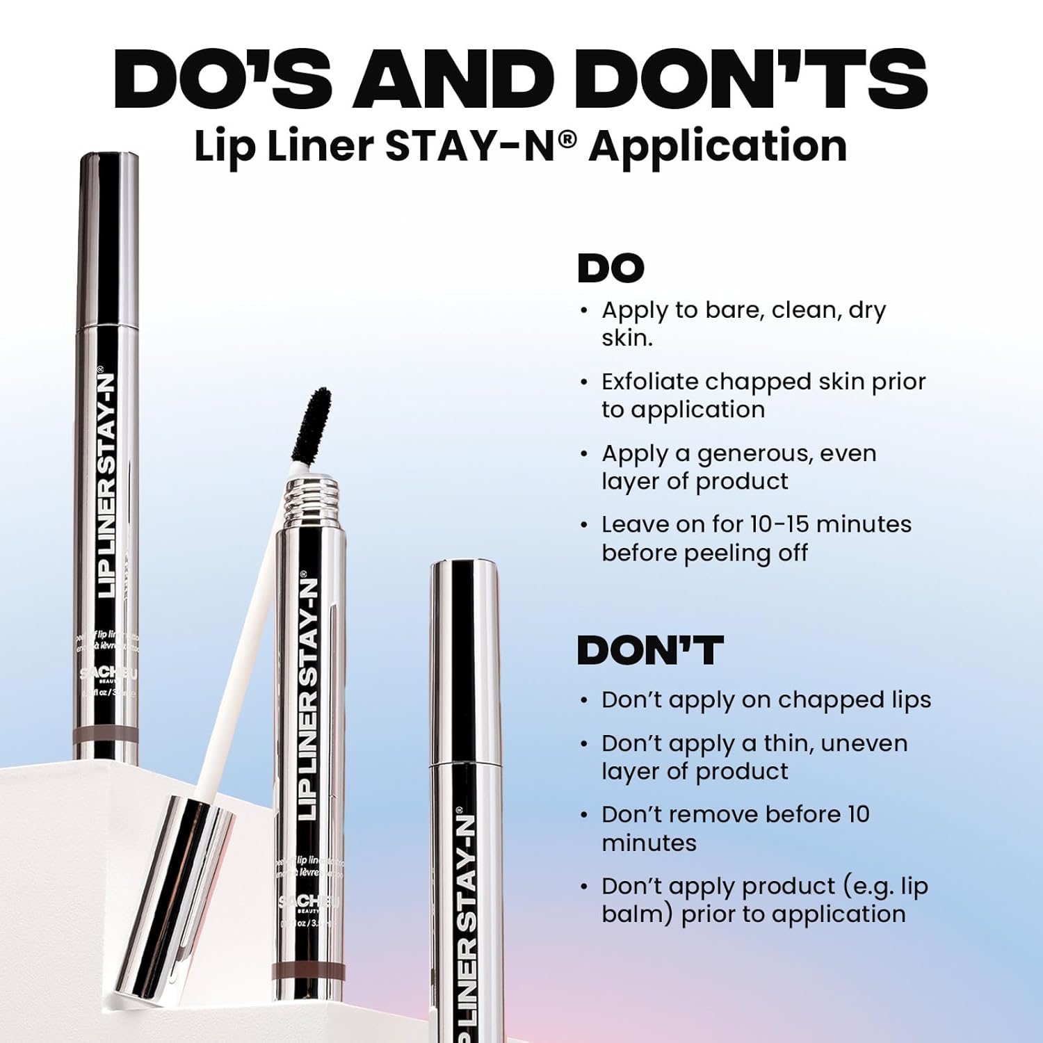 Sacheu STAY-N Peel-Off Lip Liner Stain – Long-Lasting Waterproof Matte Lip Tint with Hyaluronic Acid & Vitamin E, Transfer-Proof, Vegan & Cruelty-Free (P-Inked)