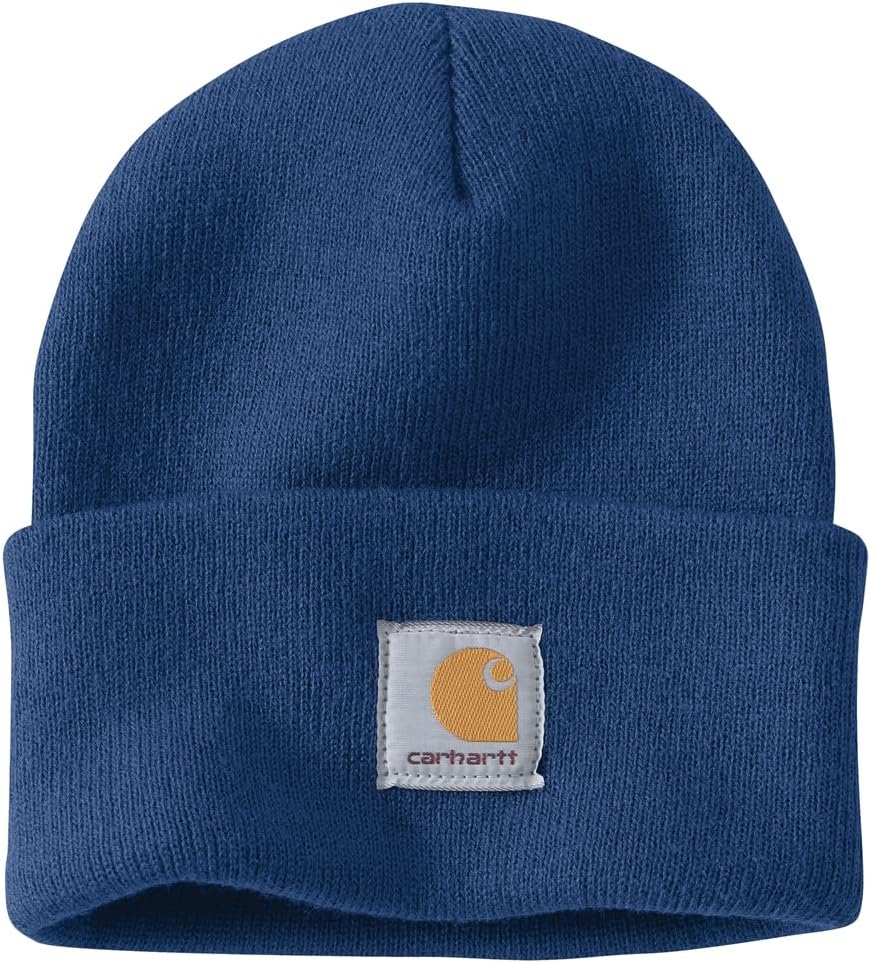 Carhartt Men’s Knit Cuffed Beanie – Warm Stretch Winter Hat for Work & Casual Wear